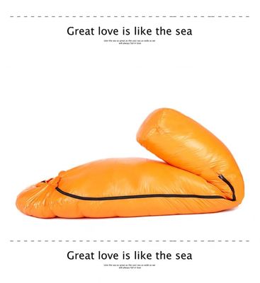 3 Season Waterproof Outdoor Sleeping Bag for Camping Customized Logo Fabric Mummy Pcs