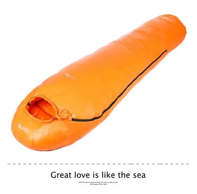 3 Season Waterproof Outdoor Sleeping Bag for Camping Customized Logo Fabric Mummy Pcs