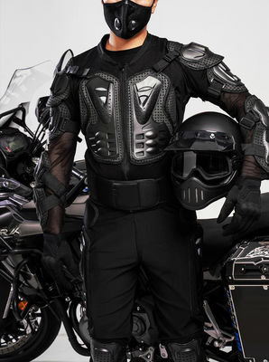 Ergonomic Black Motorbike Sports Body Gear Customizable Logo and Anti-Impact PE Shells