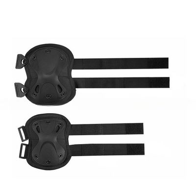 Customized Logo Black Knee Elbow Pads for and Durable Protection