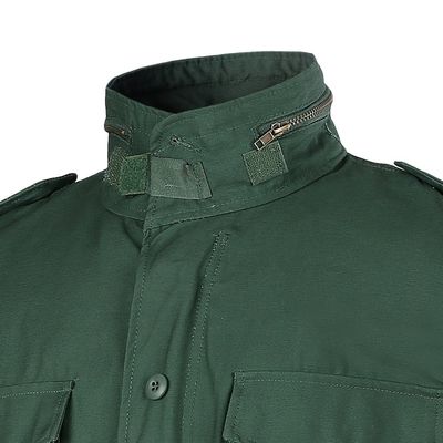 Acceptable OEM/ODM Polyester/Cotton Olive Green Mens Jacket M65 For Outdoor Activities XS-XXL