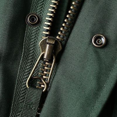 Acceptable OEM/ODM Polyester/Cotton Olive Green Mens Jacket M65 For Outdoor Activities XS-XXL