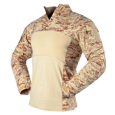 Customized Color Men's Long Sleeve Knitted Shirt Uniform for Summer Frog Training Suit
