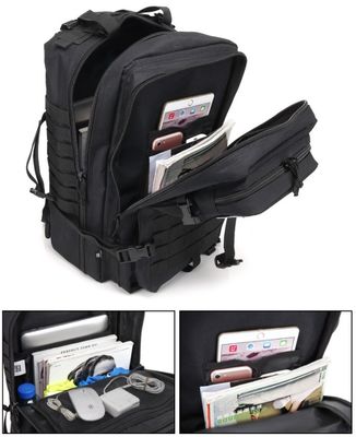 45L Backpack Large Capacity MOLLE System and Soft Handle for Outdoor Adventure Package