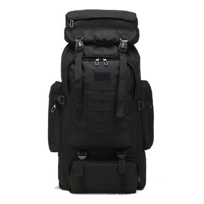 Polyester Lining 80L Large Capacity Camping Hiking Backpack for Traveling and Trekking