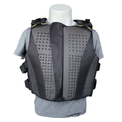 Certified Black 2XL Equestrian Vest in Foam Padded Texture for Outdoor Horse-Riding