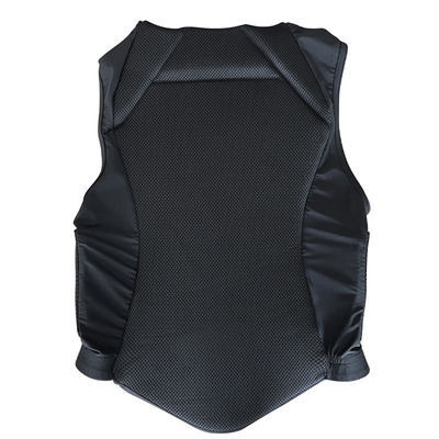 Professional Black S Equestrian Vest in EVA and Mesh Fabric for Safe Horse-Riding