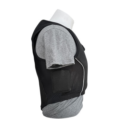 Professional Black S Equestrian Vest in EVA and Mesh Fabric for Safe Horse-Riding