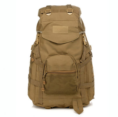 Large Capacity Black Backpack for Outdoor Sport made of PVC Lining and 600D Polyester