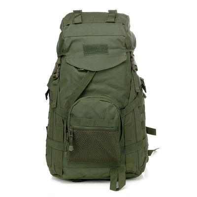 Large Capacity Black Backpack for Outdoor Sport made of PVC Lining and 600D Polyester