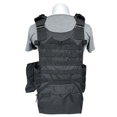 Multi-function Protective Vest With Molle System and Pouches for Body Safety in S-2XL Sizes