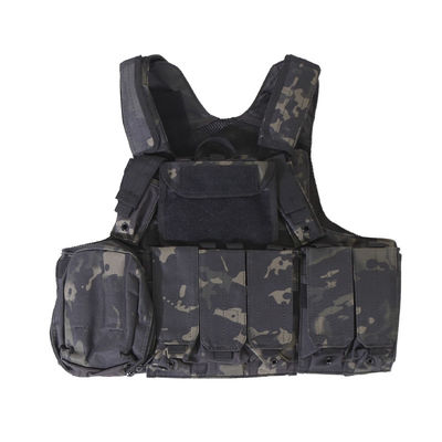 Polyester Fabric Gear Adjustable Multi-function Vest for Training and Body Protection