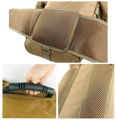 Camping Bag 70L Large Capacity Khaki Rucksack for Outdoor Hunting Travel