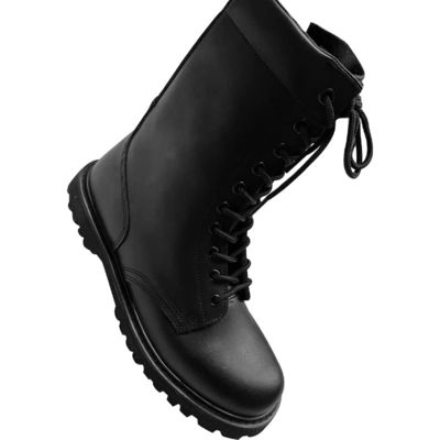 Outdoor Activities Made Comfortable with Men's Oil Resistant Black Leather Boots