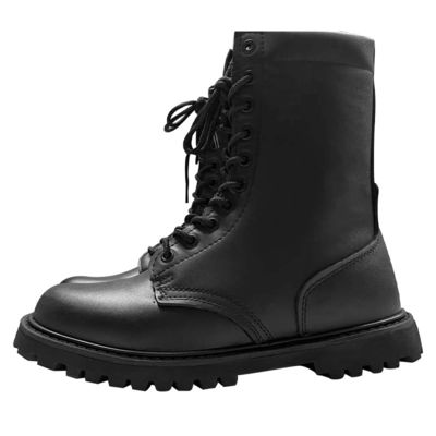 Outdoor Activities Made Comfortable with Men's Oil Resistant Black Leather Boots