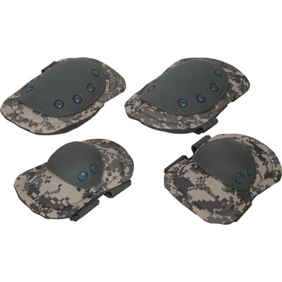 Breathable Camo Color Adjustable Elbow and Knee Pads Set for Adult Outdoor Activities