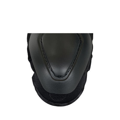 Professional Protection Frog Knee and Elbow Pads Flexible Black Polyester for Safety