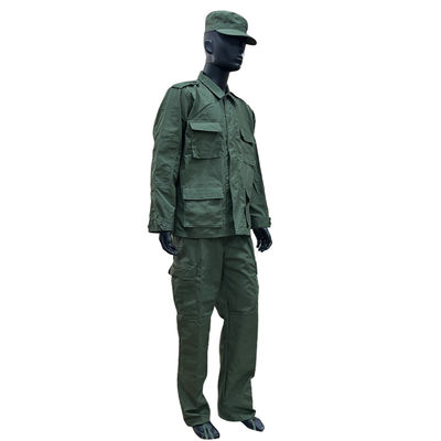 Polyester-Cotton Blend Suit for Training Breathable and Wear-Resistant ACU BDU Uniform