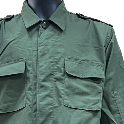 Polyester-Cotton Blend Suit for Training Breathable and Wear-Resistant ACU BDU Uniform
