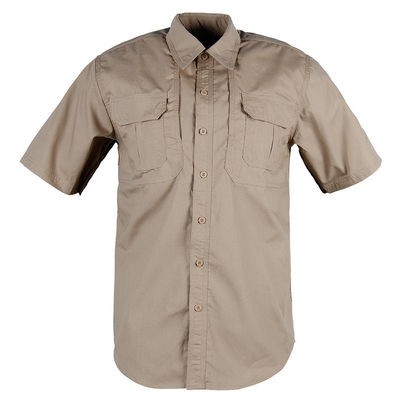 Breathable Short Sleeve Camouflage Style Formal Shirts for Men and Women in Bulk