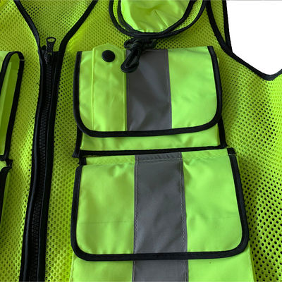Men's Plus Size Polyester Vest with Multi Function Hook Loop Molle and Other Features