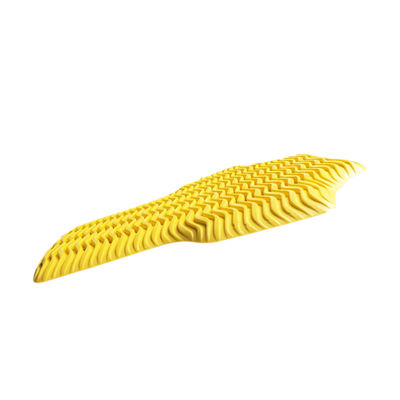 Soft and Breathable Yellow Memory PU Motorcycle Jacket Inserts with Non-Slip Function