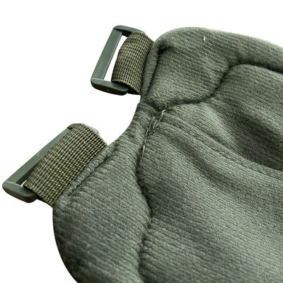 Green Protection Comfortable Black Hawk Elbow and Knee Pads Sets with Hard 6 Holes Shell