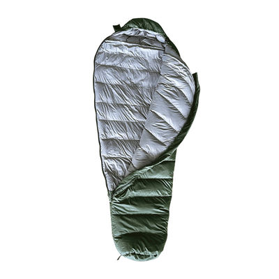 GOOSE DOWN Filling Camping Sleeping Bag with Waterproof Design and Compression Sack