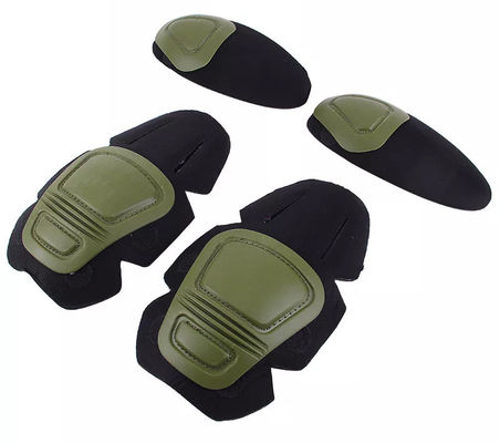 Professional Protection Gear Black Polyester Frog Suit Knee Pads and Elbow Support Set