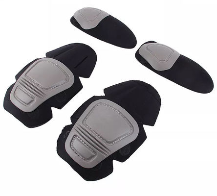 Professional Protection Gear Black Polyester Frog Suit Knee Pads and Elbow Support Set