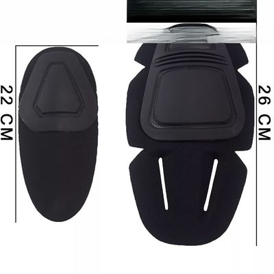 Professional Protection Gear Black Polyester Frog Suit Knee Pads and Elbow Support Set