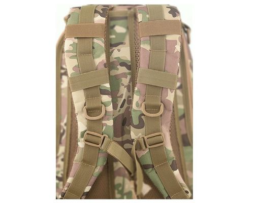 Outdoor Training Waterproof Backpack with Molle System and Physiological Curve Back