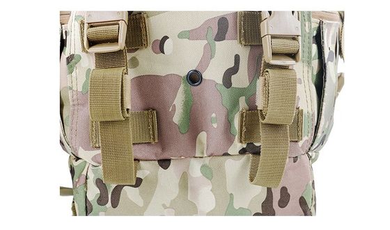 Outdoor Training Waterproof Backpack with Molle System and Physiological Curve Back