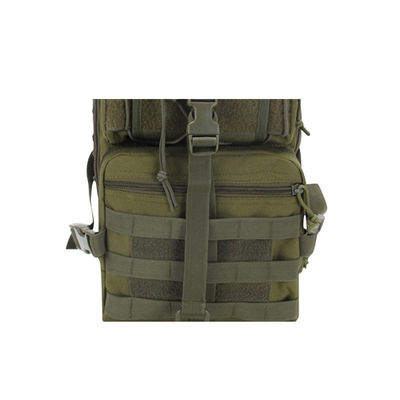 Lightweight Backpack for Outdoor Training Hiking Green Black Inclined Shoulder Bag
