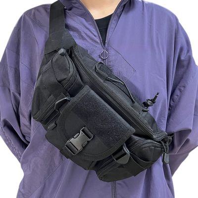 Multi-functional Chest Bag Fanny Bag for Men's Outdoor Sports Waterproof Waist Bag Cycling Tourism Running