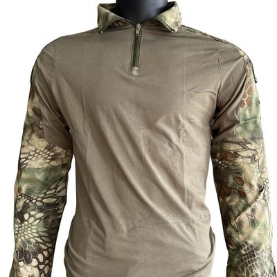Outdoor Breathable Suit Olive Green Black Frog Suit with 4 Seasons and TWILL Fabric