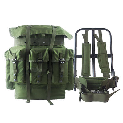 Waterproof Mountaineering Backpack with Aluminum Frame Iron Frame and Large Capacity