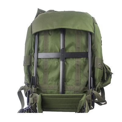 Waterproof Mountaineering Backpack with Aluminum Frame Iron Frame and Large Capacity
