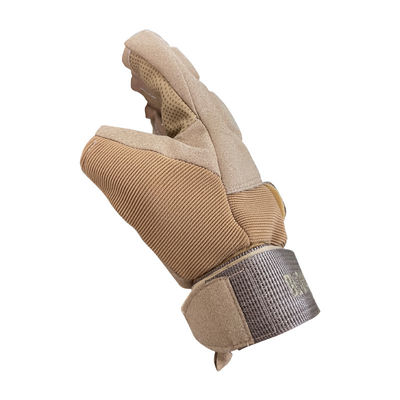 Blue Half Finger Hiking Gloves with Breathable and Weather-Resistant Design