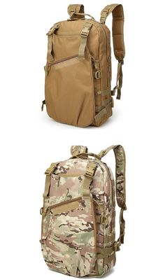 Travelling Camping Mountaineering Backpack with Two Compression Straps Made of Oxford