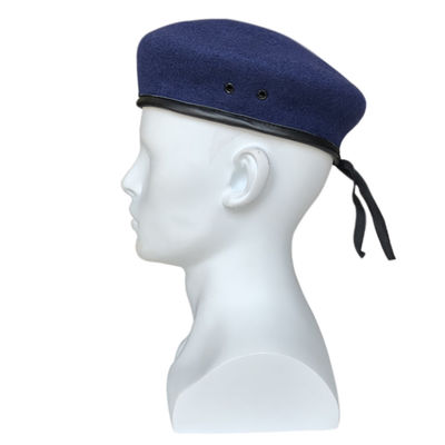 100% Wool Customized Beret Breathable Comfortable with Other Printing Methods