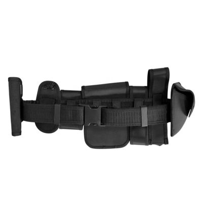 Multifunctional Training Belt Hardware Buckle Flashlight Molle Belt Pouch Olive Green