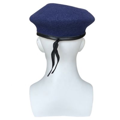 Stylish Red Beret Cap with Adjustable Size 0.2kg/pc Universal Size 56-60cm Wool