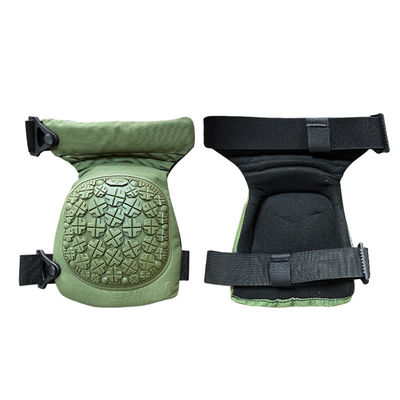 Basic Protection Knee and Elbow Pads Green Flexible Safety Black Gear for Adults