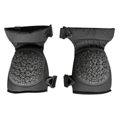 Body Joints Protection with Flexible Green Knee and Elbow Pads of Polyester Cotton