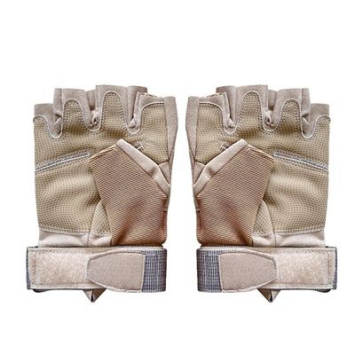 Durable Fiber Material Half Finger Sports Training Gloves for Outdoor Activities