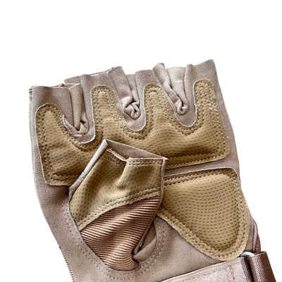 Outdoor Sport Half Finger Hand Protection Adjustable Wrist Strap and PU/Nylon/Fiber Material