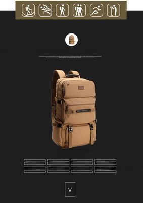 Waterproof and Damp-proof 60L density Oxford Fabric Inner-lined Canvas Travelling Bag