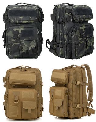 40L Black Waterproof Customized Backpack for Soft Handle Outdoor Beach Activities