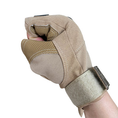 Protect Your Hands with M-XL Half Finger Climbing Hand Protection in PU/Nylon/Fiber